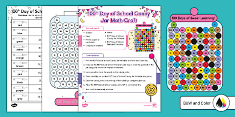 FREE 100th Day of School Activity Pack