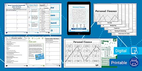 Seventh Grade Financial Literacy Lesson Pack