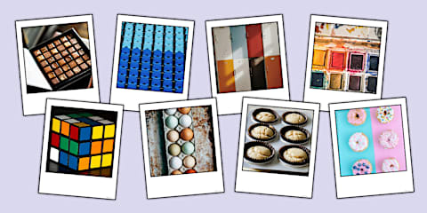 Real-Life Arrays to Represent Multiplication Challenge Cards