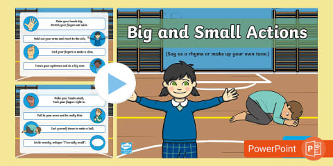 Core Word PowerPoint - Big/Small