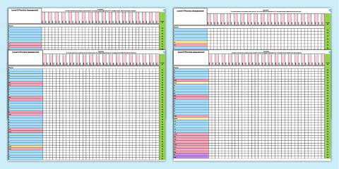 Letters and Sounds - Progress Tracker