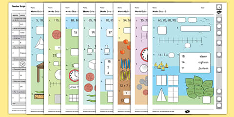 Year 1 Mental Arithmetic Pack