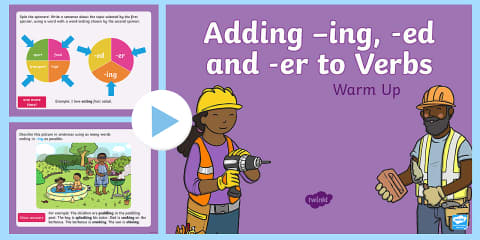 Adding Ed General Rule Doubling Rule PowerPoint: Adding -ing and -ed Suffixes