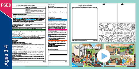 EYFS PSED What Is My Job? Adult Input Plan and Resource Pack