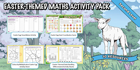 CfE First Level Easter-Themed Maths Activity Pack