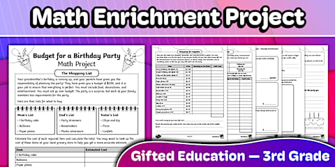 Plan a Trip Math Worksheet for 3rd-5th Grade