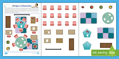 Make a Map of Your Classroom - Classroom Map Worksheet