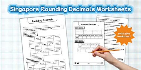 Singapore Math Common Factors and Common Multiples Worksheets