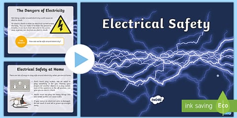 Staying Safe with Electricity Poster