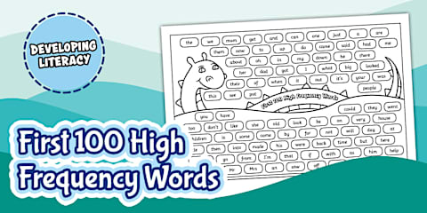 Stage 1 Common Words Word Search