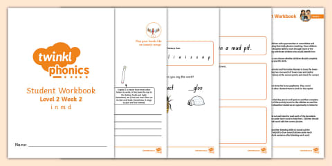 Twinkl Phonics 's', 'a', 't', 'p' - Level 2 Week 1 Lesson Plan