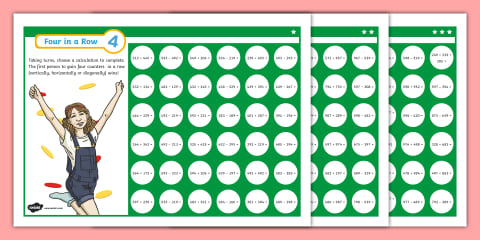 3-Digit Addition Mathopoly Board Game
