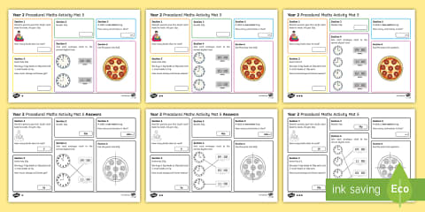 Procedural Year 2 Mat 3 Maths Activity Mats