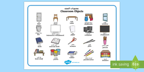 Arabic Basic Phrases Word Cards - Arabic/English