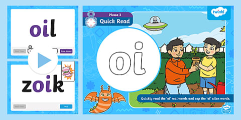 Oi Sound Rwi 'oi' Sound Word Cards