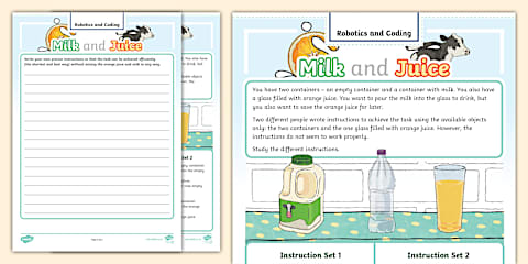 Grade 5 Robotics and Coding - Term 1 - Coding - Worksheet: Robot ...
