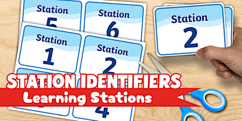 Learning Station Containers Resource Pack: Learning Stations