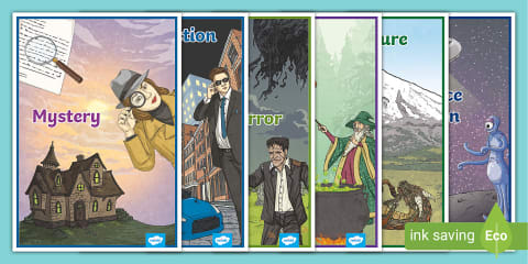 Genre Display Story Genres Display Posters Pack