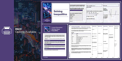 Solving Inequalities Math Powerpoint
