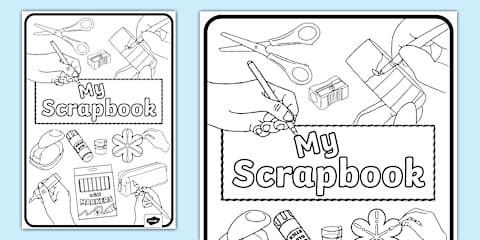 Summer Camp Scrapbook Cutouts