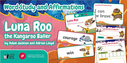 Luna Roo Display NSS 2026 Display Banner for Luna Roo the Kangaroo Baller