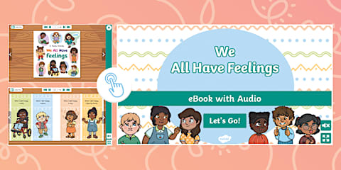 Twinkl Symbols: We All Have Feelings eBook with Audio