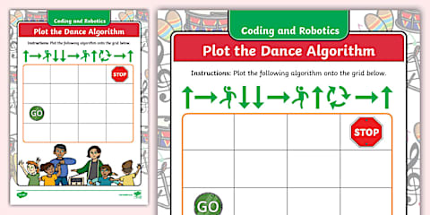 Grade 3 Robotics and Coding Algorithms - Networks - Follow the Route