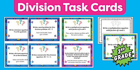 Fourth Grade Division Summer Worksheet