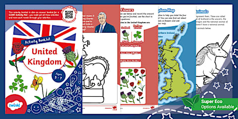 The United Kingdom Activity Booklet (7 to 9 years)