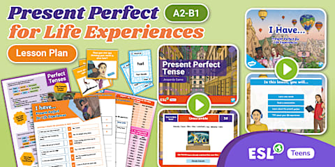 Present Perfect and Past Simple Lesson Pack