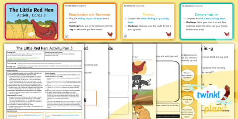 The Little Red Hen Guided Reading 1 Y1