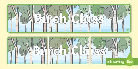 Maple Themed Classroom Display Banner