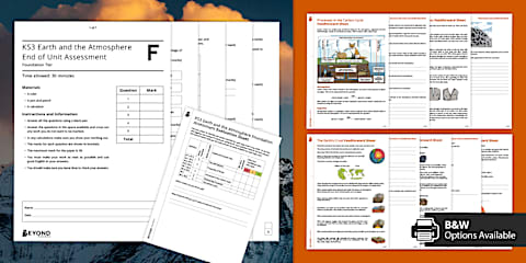 KS3 Forces End of Unit Assessment Pack - Foundation