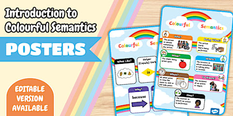 Colourful Semantics Display Pack