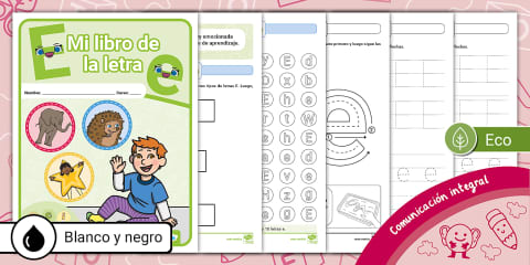 Cuadernillo: Mi libro de la letra U