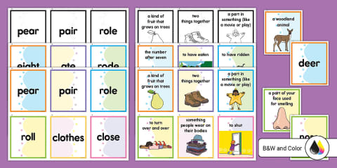 Second Grade Homophones PowerPoint & Google Slides I Grammar & Spelling