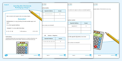 Grade 8 Functions and Relationships Checklist