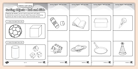 Grade R Coding and Robotics - Coding Worksheet: Tangram Algorithm