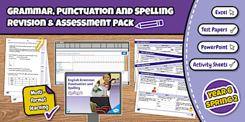 Year 6 Spring 1 Grammar, Punctuation and Spelling Revision & Assessment ...