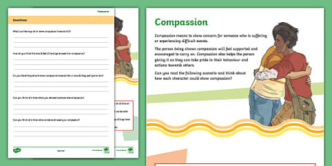 What Is Compassion? Display Poster