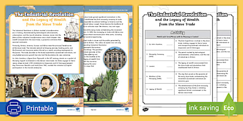 Grade 8 - History - The Industrial Revolution in Britain and Southern ...