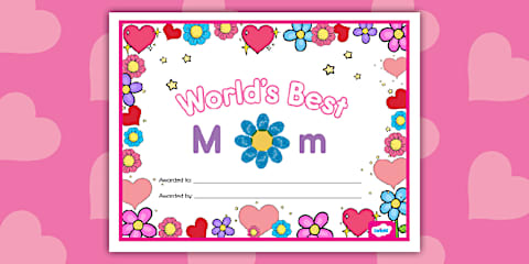 Mother's Day Card Templates (Coloring)