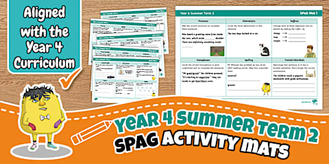 Year 3 Summer Term 2 SPaG Activity Mats