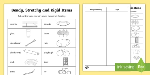 Stretchy Objects. Examples Quick Facts: Changing the Shape of Materials Video