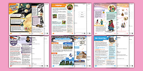 Year 4 Reading Comprehension Pack 1 (Ages 8 - 9)