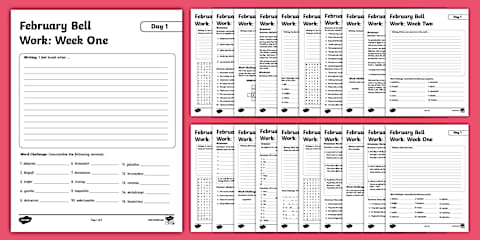 Eighth Grade ELA October Bell Work Bundle