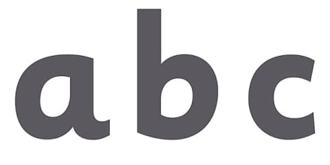 Silver Display Lettering