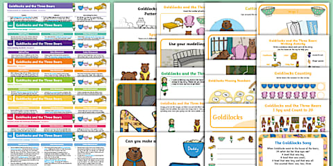 EYFS Goldilocks and the Three Bears Adult Input Planning and Resource ...