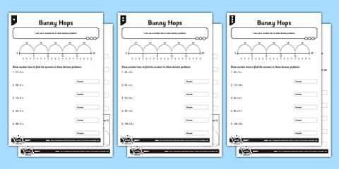 Year 3 Multiplication and Division Word Problems x3 x4 x8 Worksheet