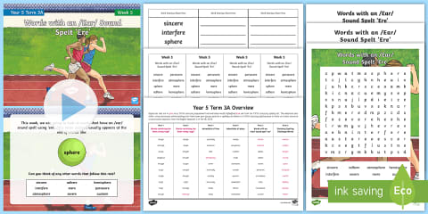 Year 5 Term 3A Week 6 Spelling Pack